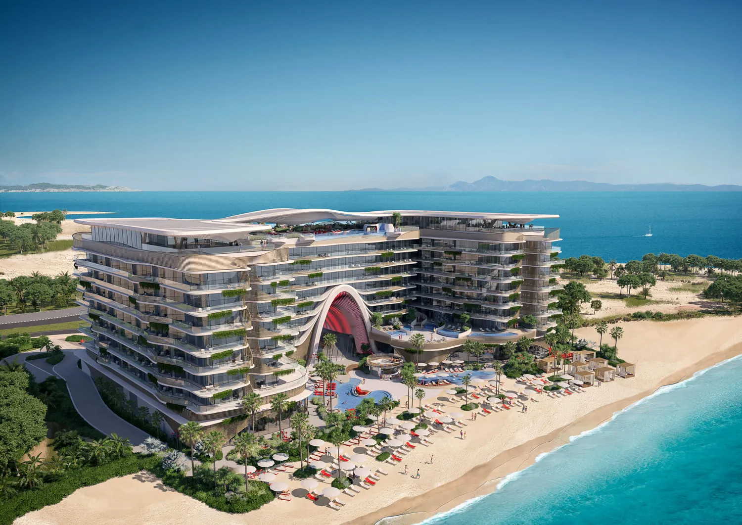 The Unexpected Al Marjan Island Hotel and Residence — вид на комплекс, фото 4