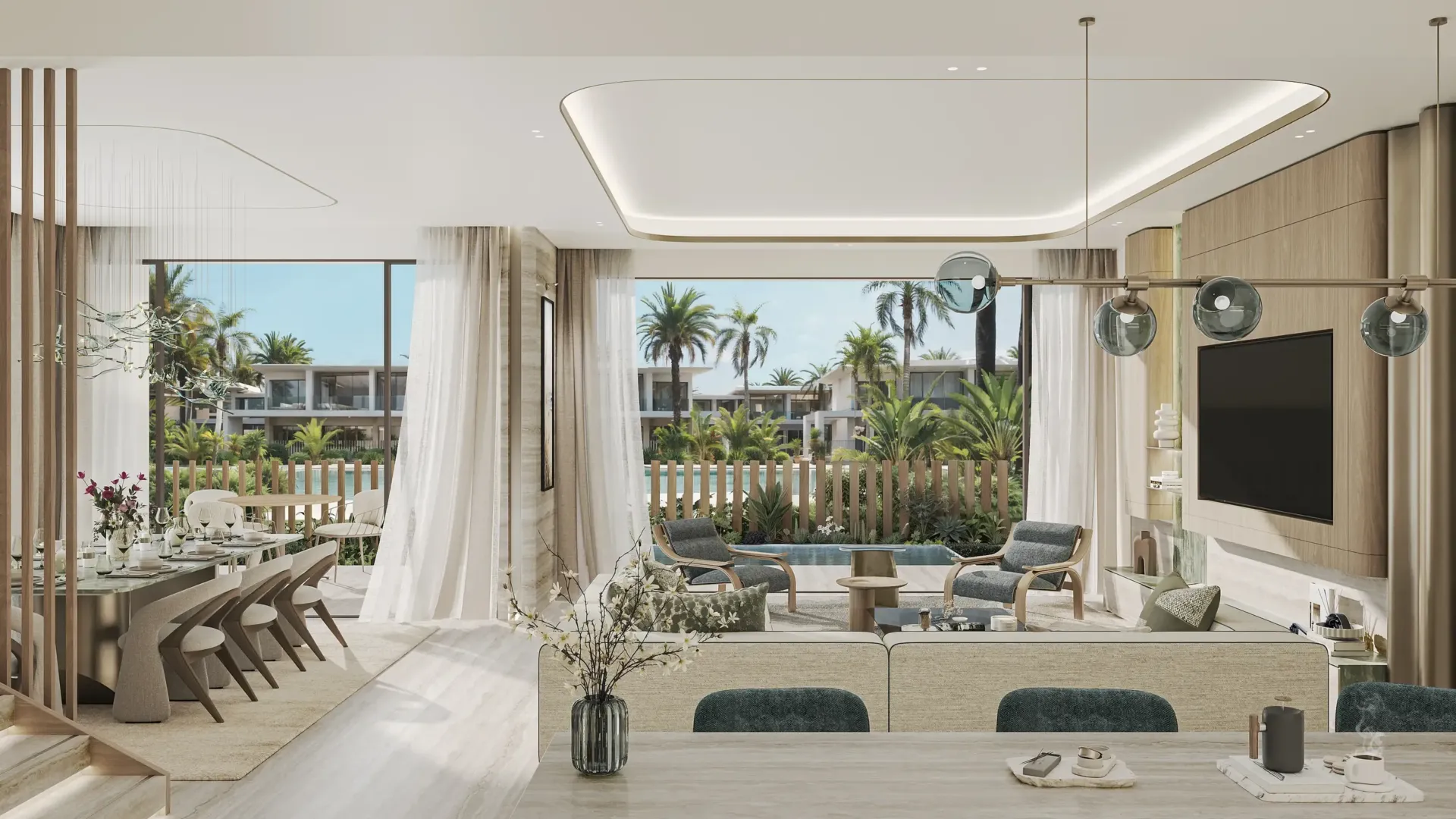 The View Island — интерьер гостиной, фото 10
