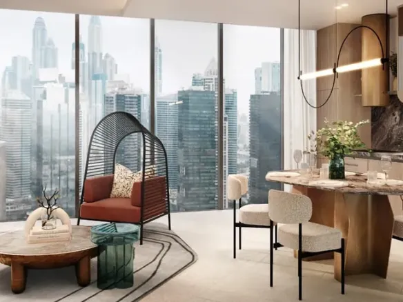 The W Residences — кухня-гостиная, фото 8