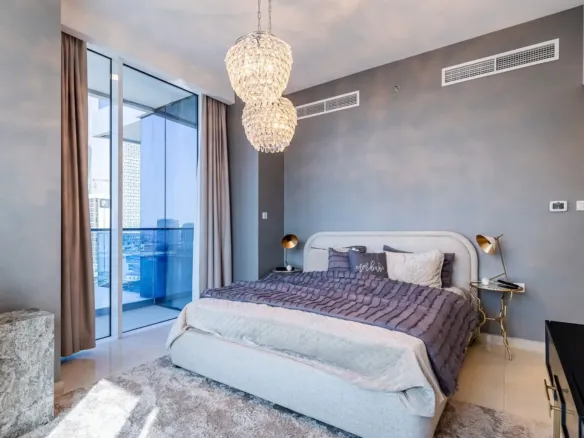 The Waves Business Bay — спальня