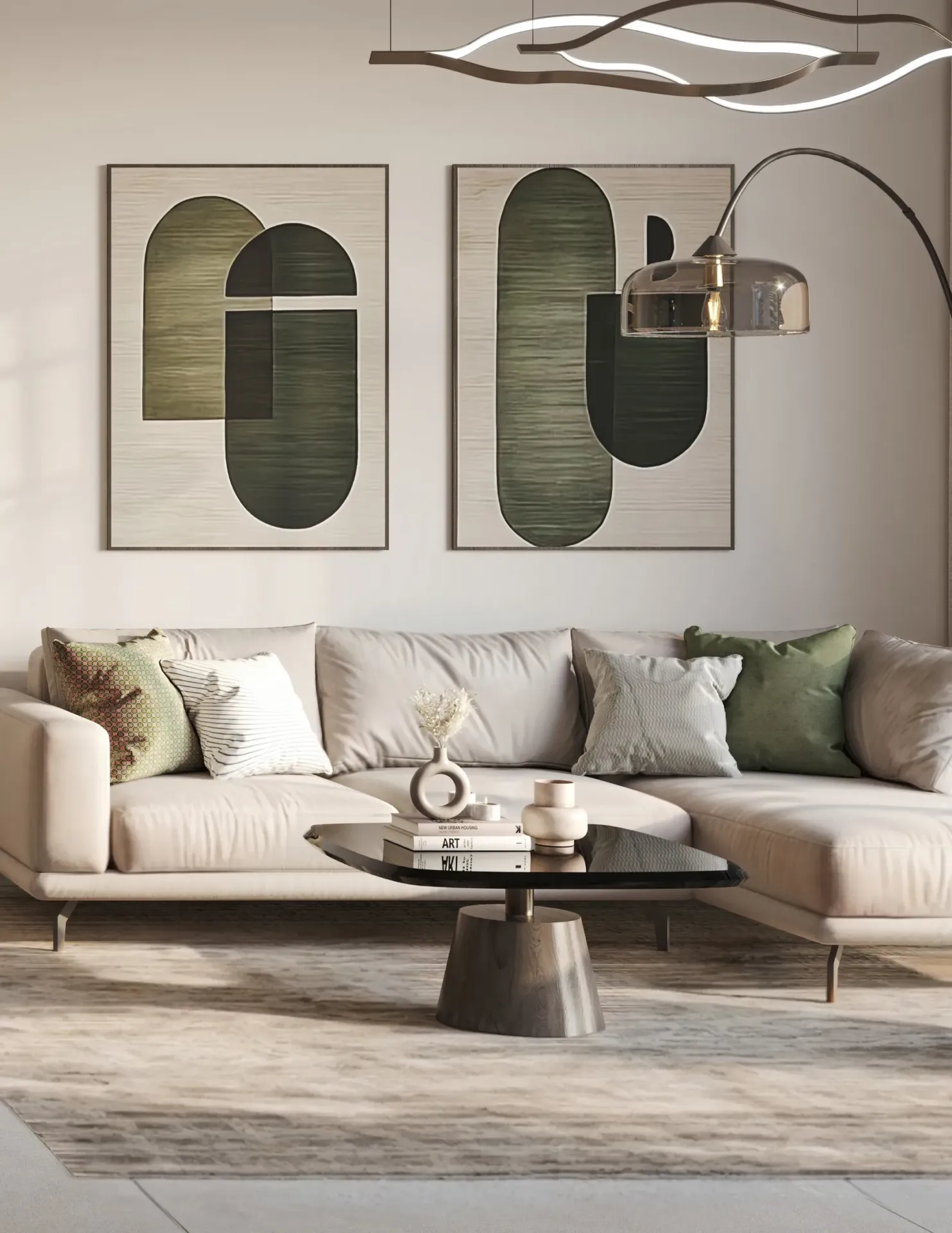 The Wilds Residences — интерьер гостиной