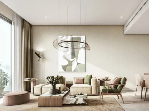The Woods at Sobha Sanctuary — интерьер гостиной