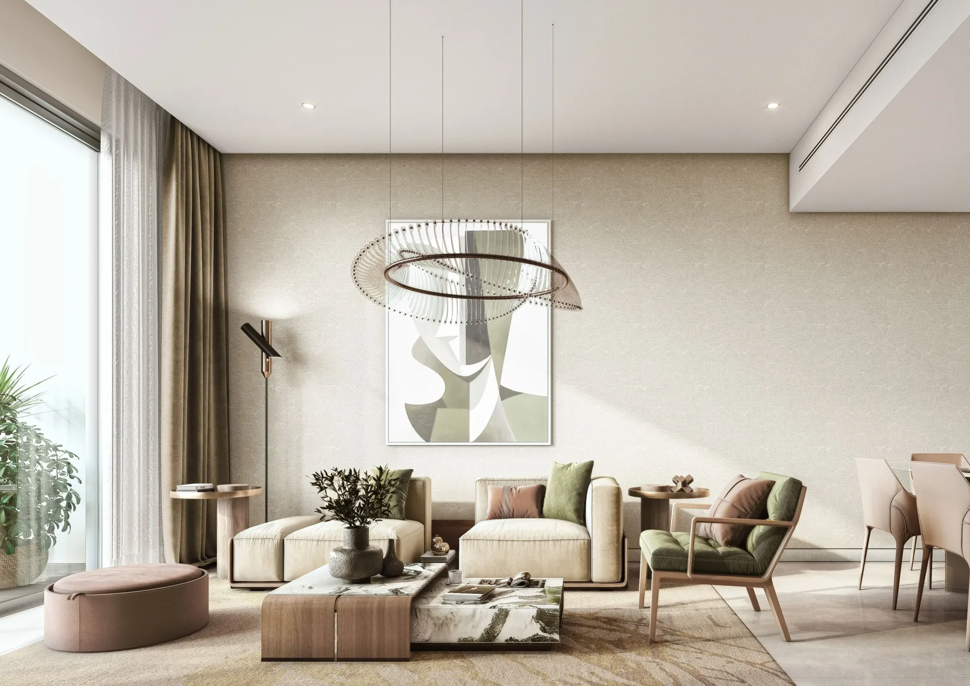 The Woods at Sobha Sanctuary — интерьер гостиной