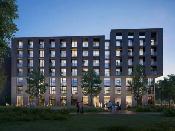 Tiraz Apartments — фасад здания