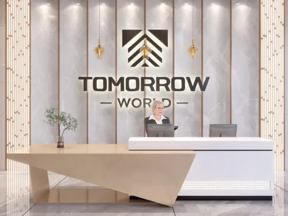 Tomorrow Commercial Tower — зона ресепшен