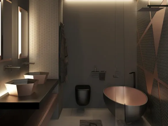 Tonino Lamborghini Residences — ванная комната, фото 7