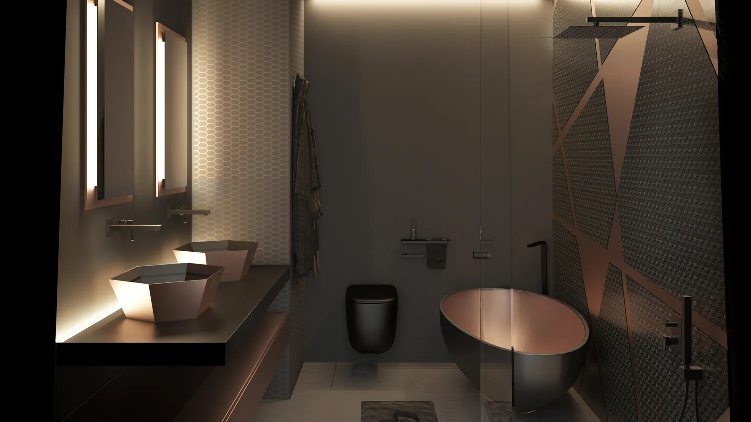Tonino Lamborghini Residences — ванная комната, фото 7
