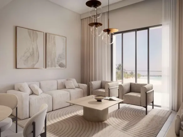 Topaz Residences — интерьер гостиной