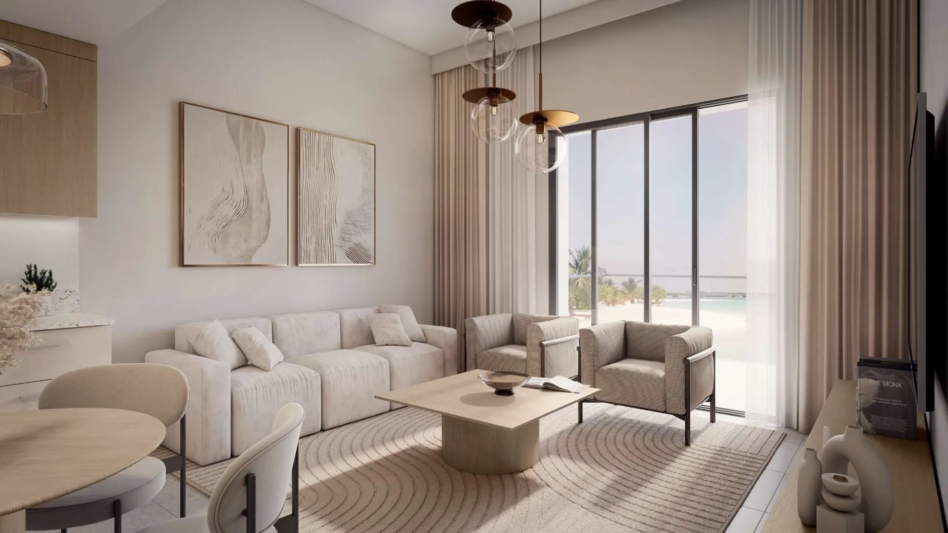 Topaz Residences — интерьер гостиной