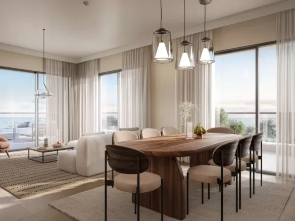 Topaz Residences — интерьер гостиной, фото 8