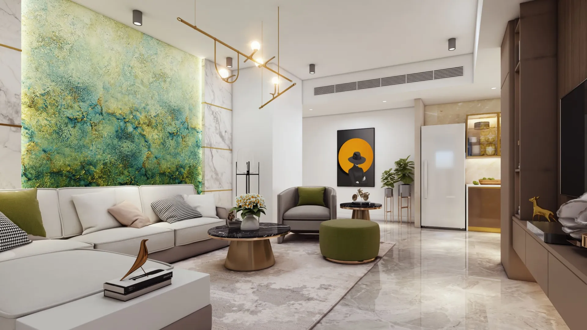 Tranquil Wellness Tower — интерьер гостиной, фото 11