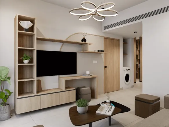 Tranquil Wellness Tower — интерьер гостиной