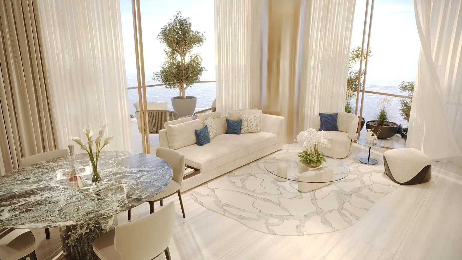 Treppan Serenique Residences — интерьер гостиной