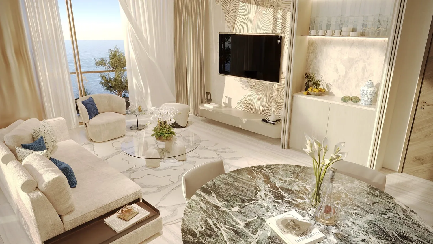 Treppan Serenique Residences — интерьер гостиной, фото 4