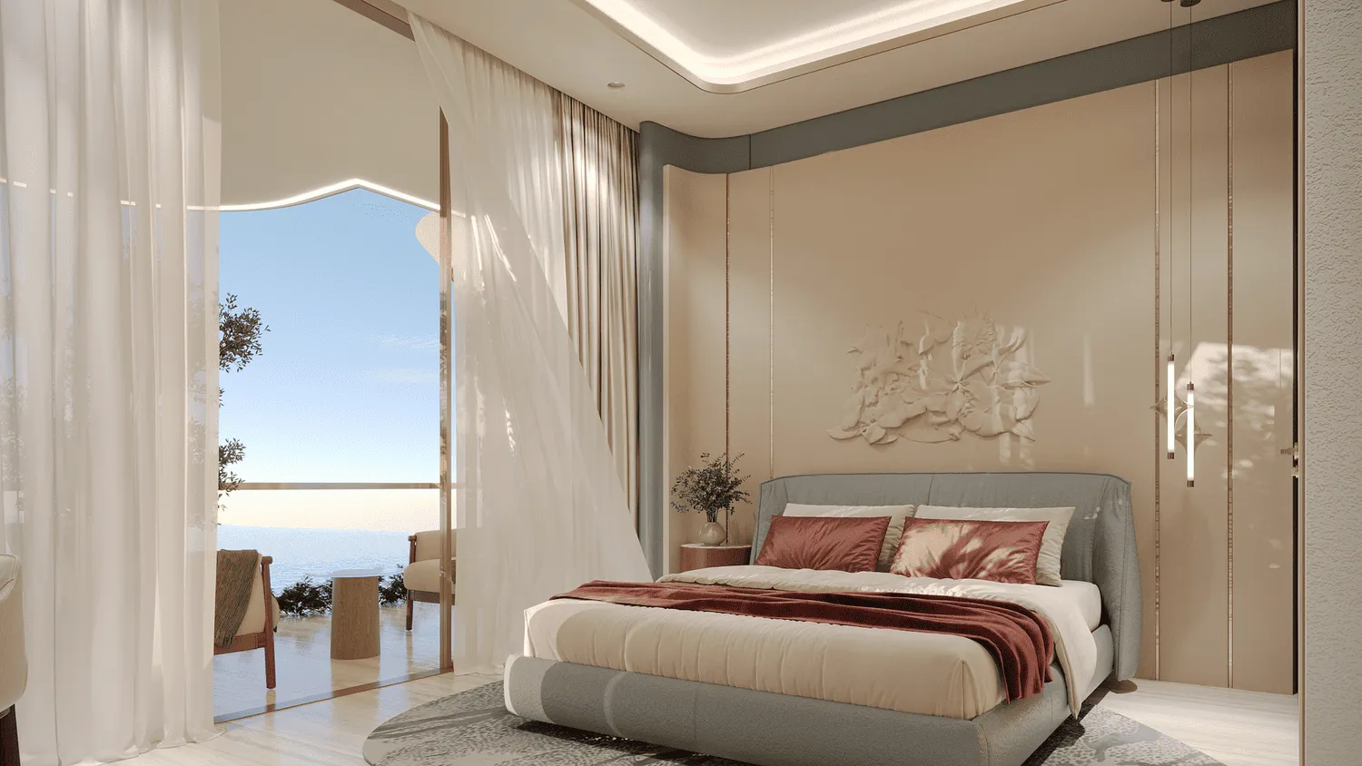 Treppan Serenique Residences — спальня