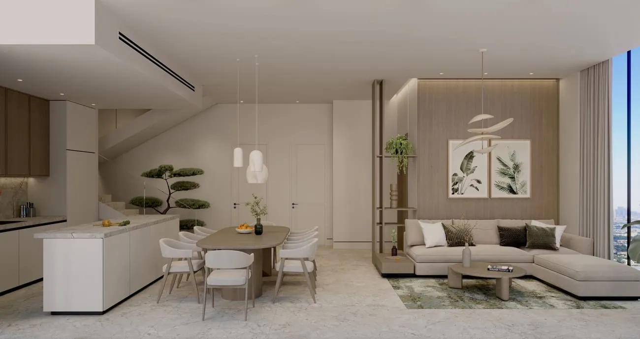 Treppan Tower — интерьер гостиной