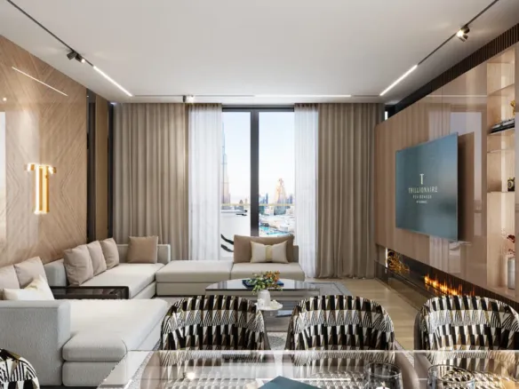 Trillionaire Residences — интерьер гостиной