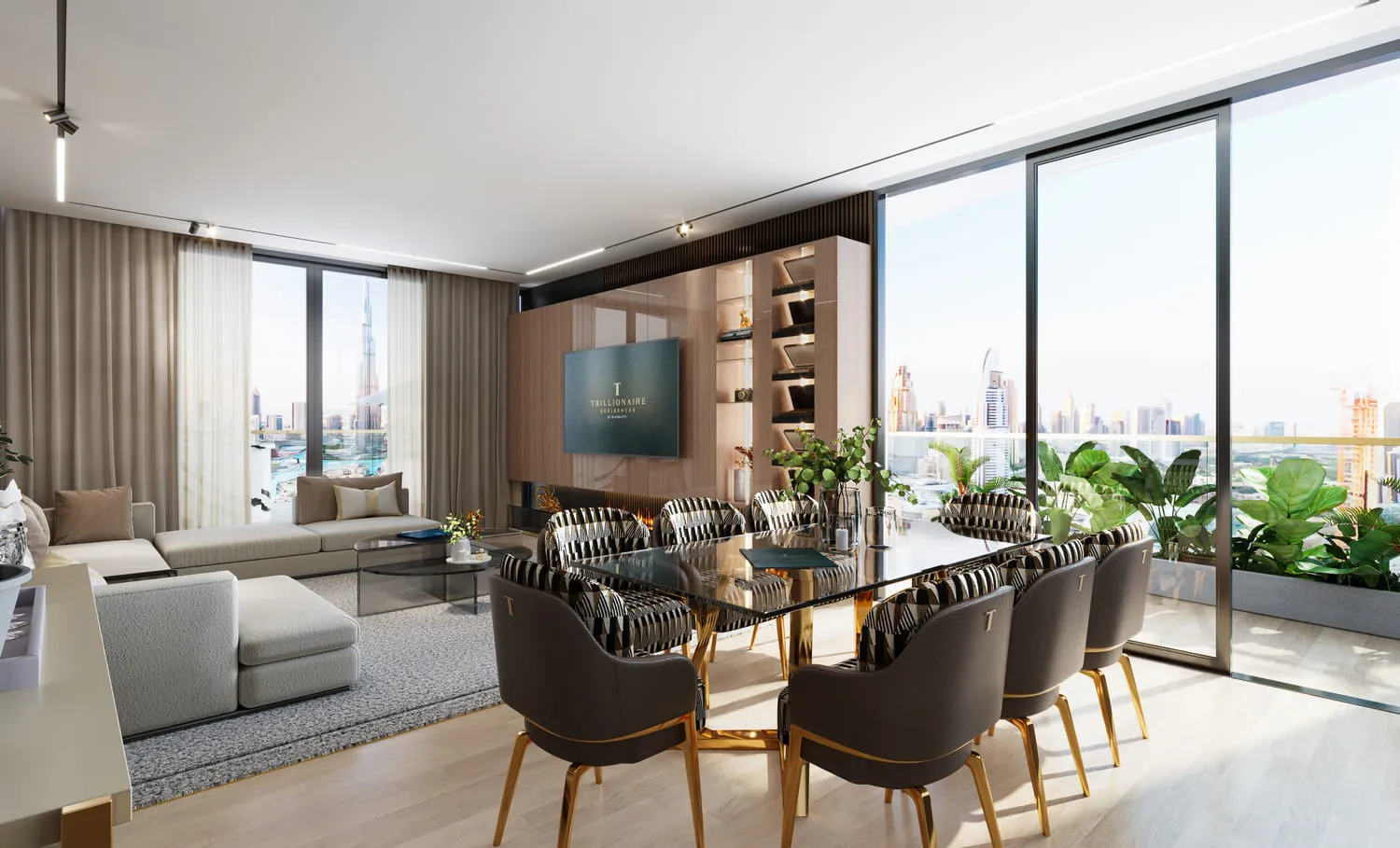 Trillionaire Residences — интерьер гостиной, фото 7