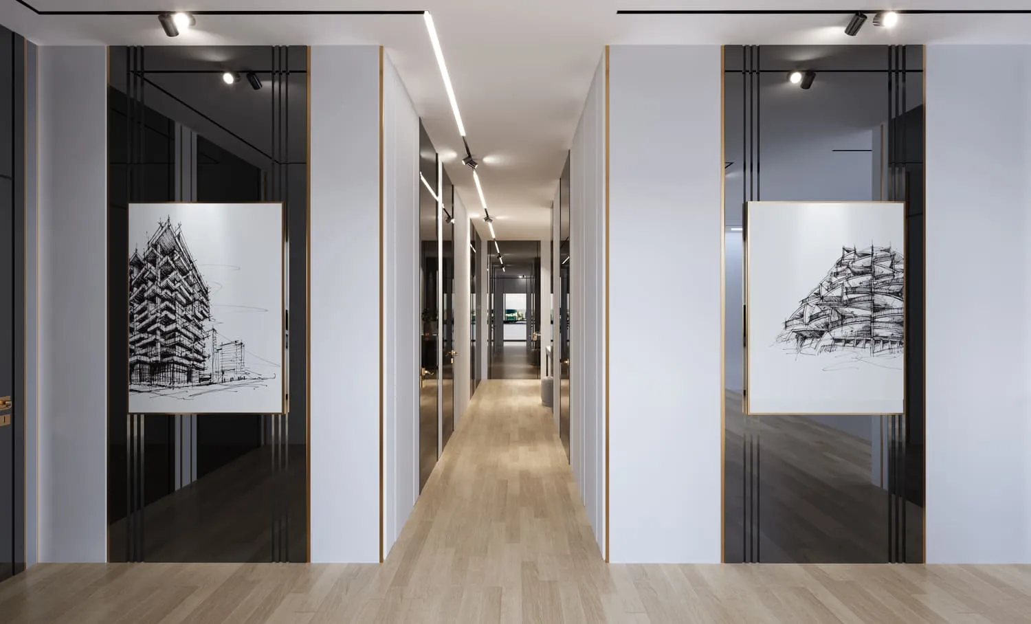 Trillionaire Residences — коридор