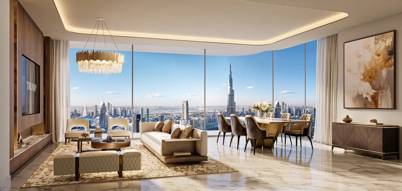 Trump International Hotel and Tower — интерьер гостиной