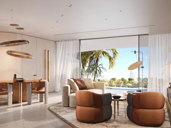 Trussardi Residences — интерьер гостиной, фото 7