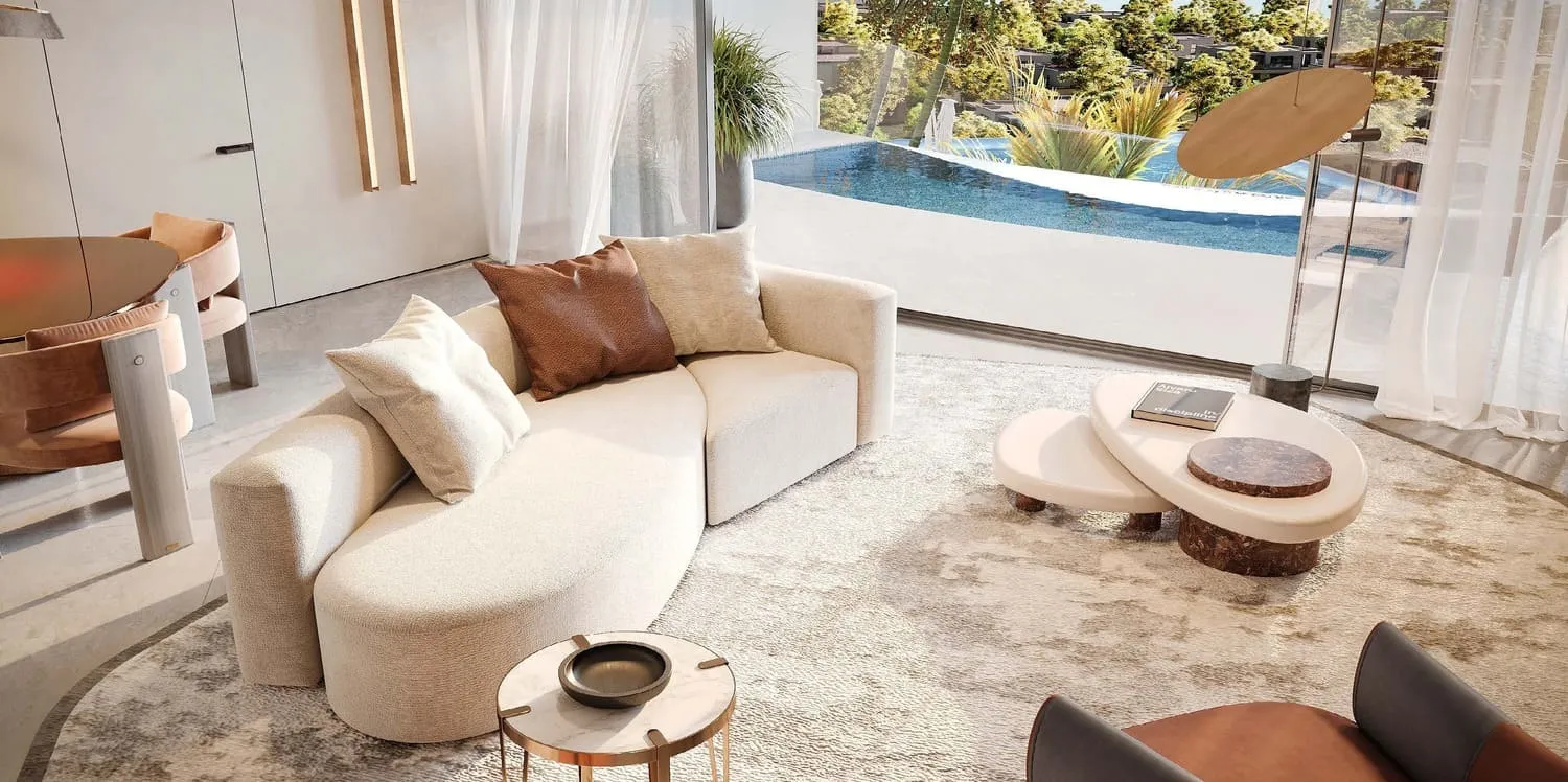 Trussardi Residences Phase Two — интерьер гостиной