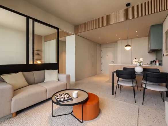 UPSIDE Living — интерьер гостиной