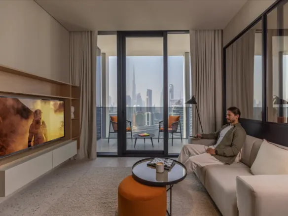 UPSIDE Living — интерьер гостиной, фото 7