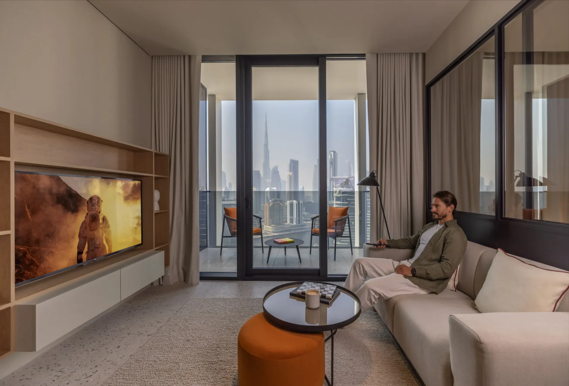 UPSIDE Living — интерьер гостиной, фото 7