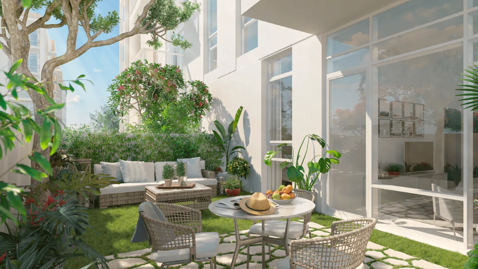 Uptown Al Zahia — терраса