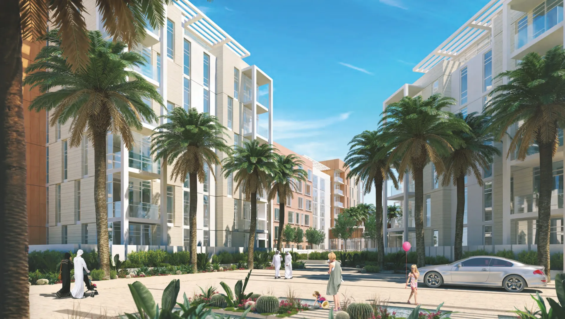 Uptown Al Zahia — вид на комплекс