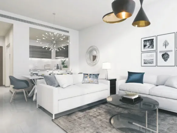 Uptown Al Zahia — интерьер гостиной