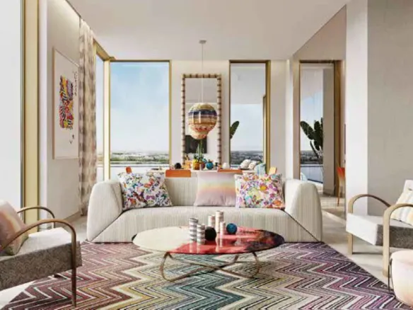 Urban Oasis by Missoni — интерьер гостиной