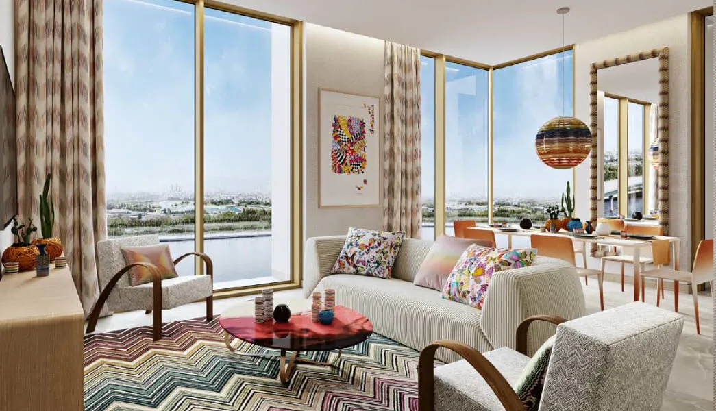 Urban Oasis by Missoni — интерьер гостиной, фото 7