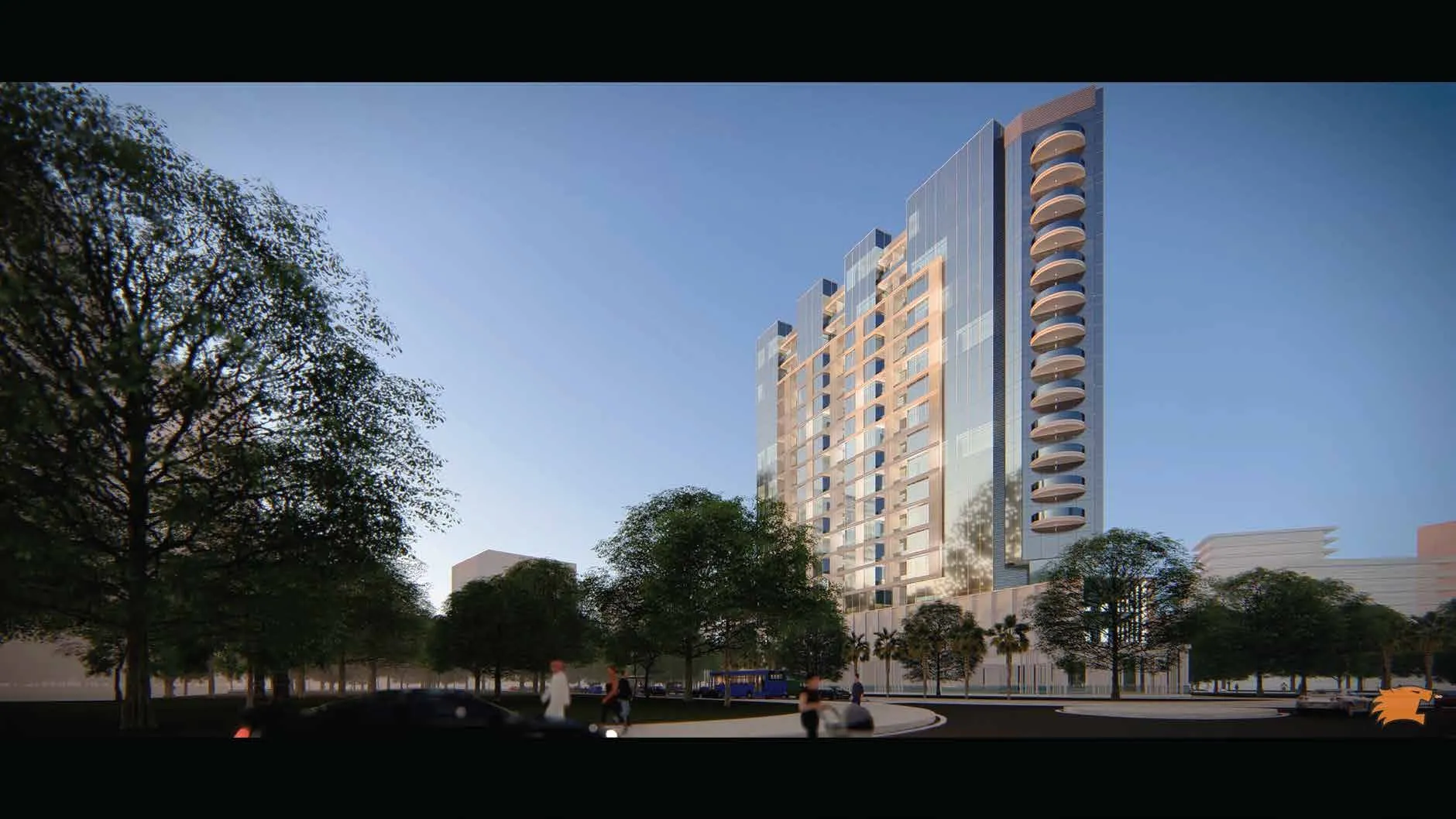 V Tower в районе Дубайленд Резиденс Комплекс — фото 5