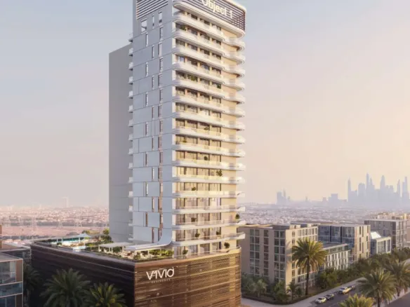 V1VID Tower в районе JVT (Джумейра Вилладж Трайангл) — фото 2