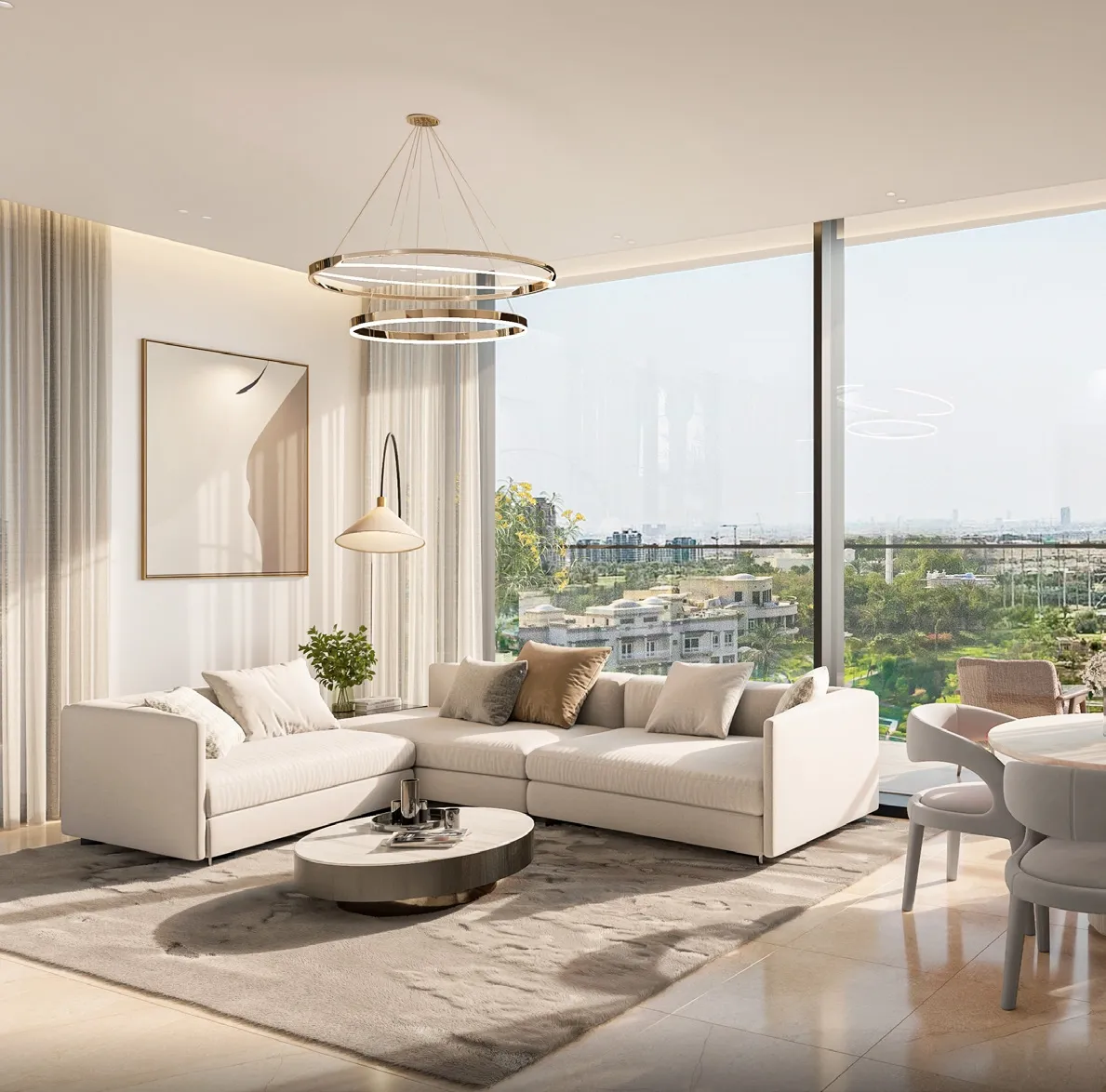 Veda by AUM Development — интерьер гостиной, фото 9