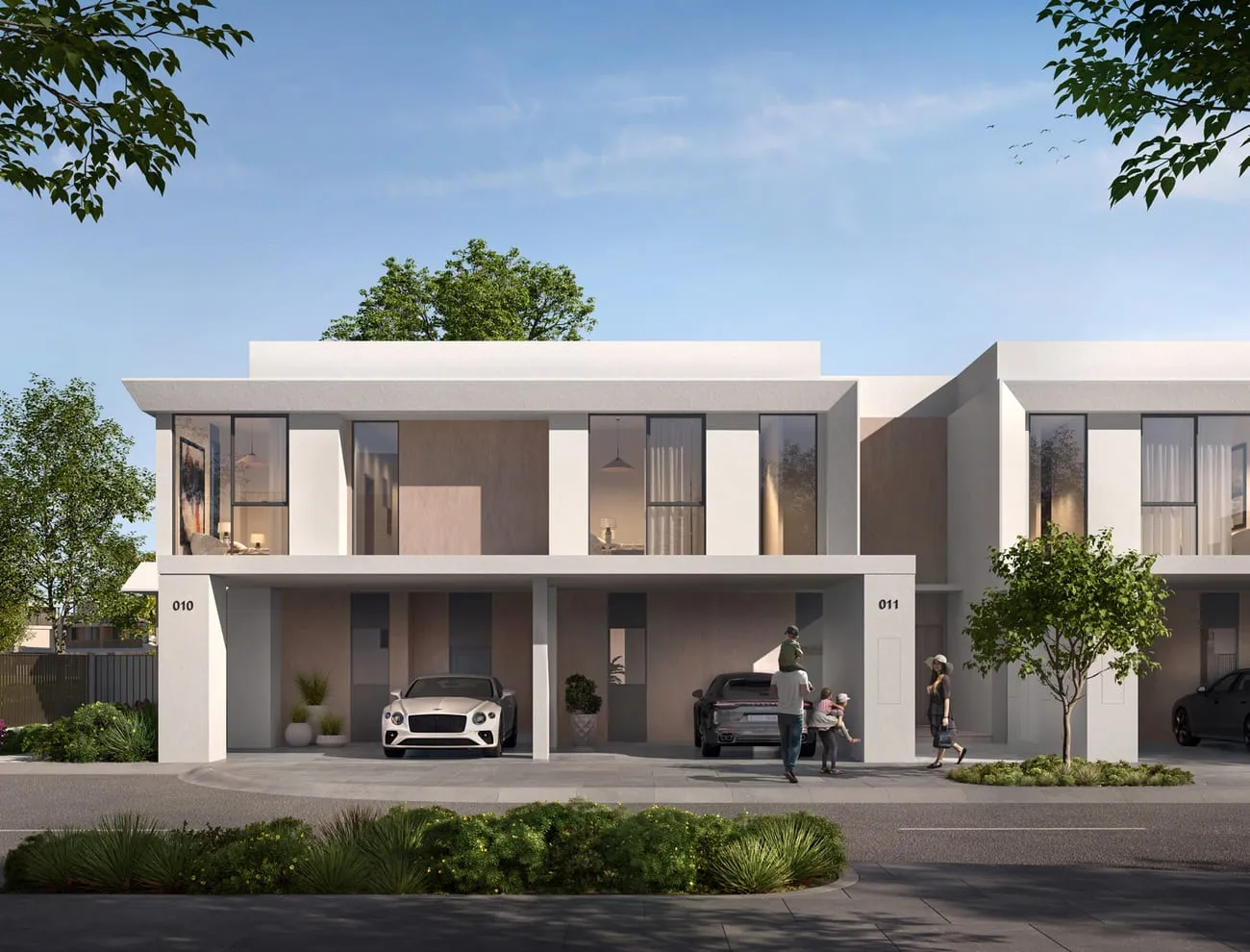 Velora 2 — фасад таунхаусов