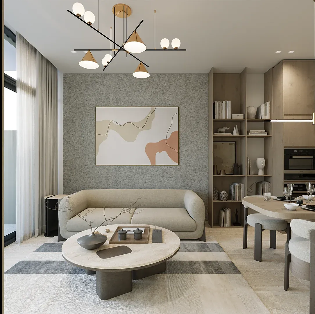 Ventana Residences — интерьер гостиной