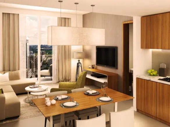 Vera Residences — кухня-гостиная