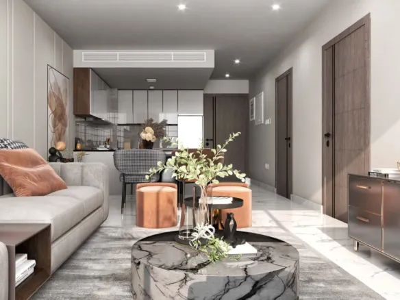 Verdana Residence 2 — интерьер гостиной, фото 7