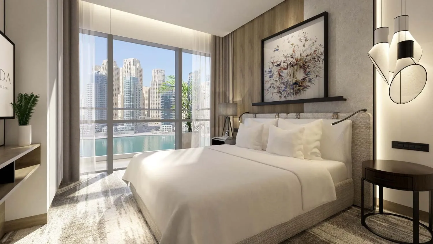 Vida Dubai Marina — спальня
