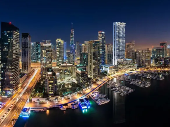 Vida Dubai Marina — вид на комплекс