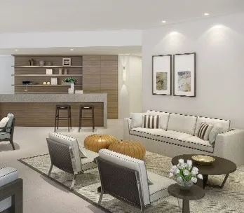 Vida Residence Downtown — интерьер гостиной