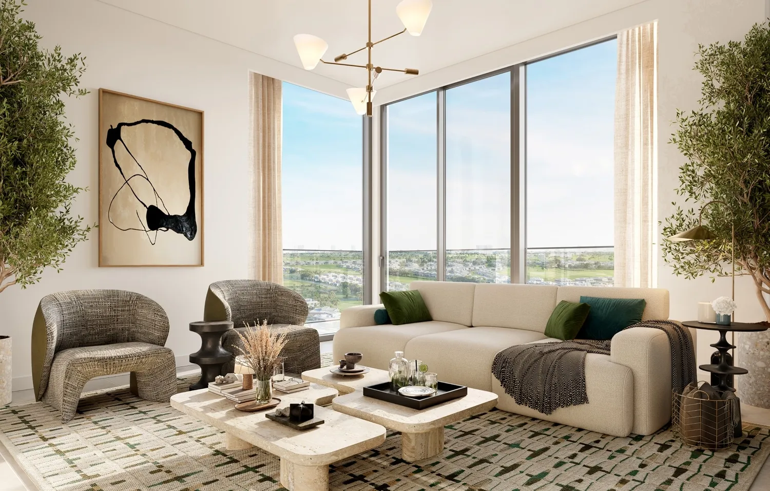 Vida Residences Club Point — интерьер гостиной