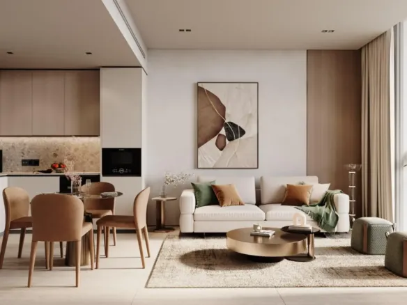 Vienna House Residences by Wyndham — кухня-гостиная