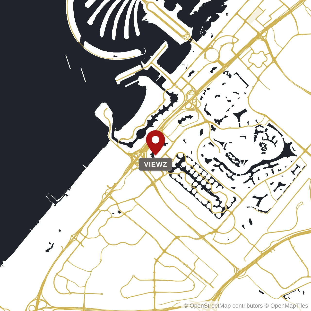 Расположение Viewz на карте: JLT (Джумейра Лейк Тауэрс), Dubai