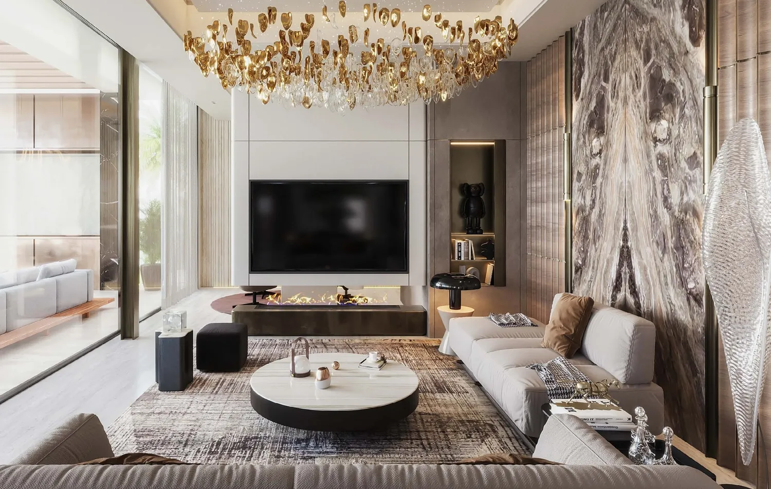 Villa Amaya — интерьер гостиной