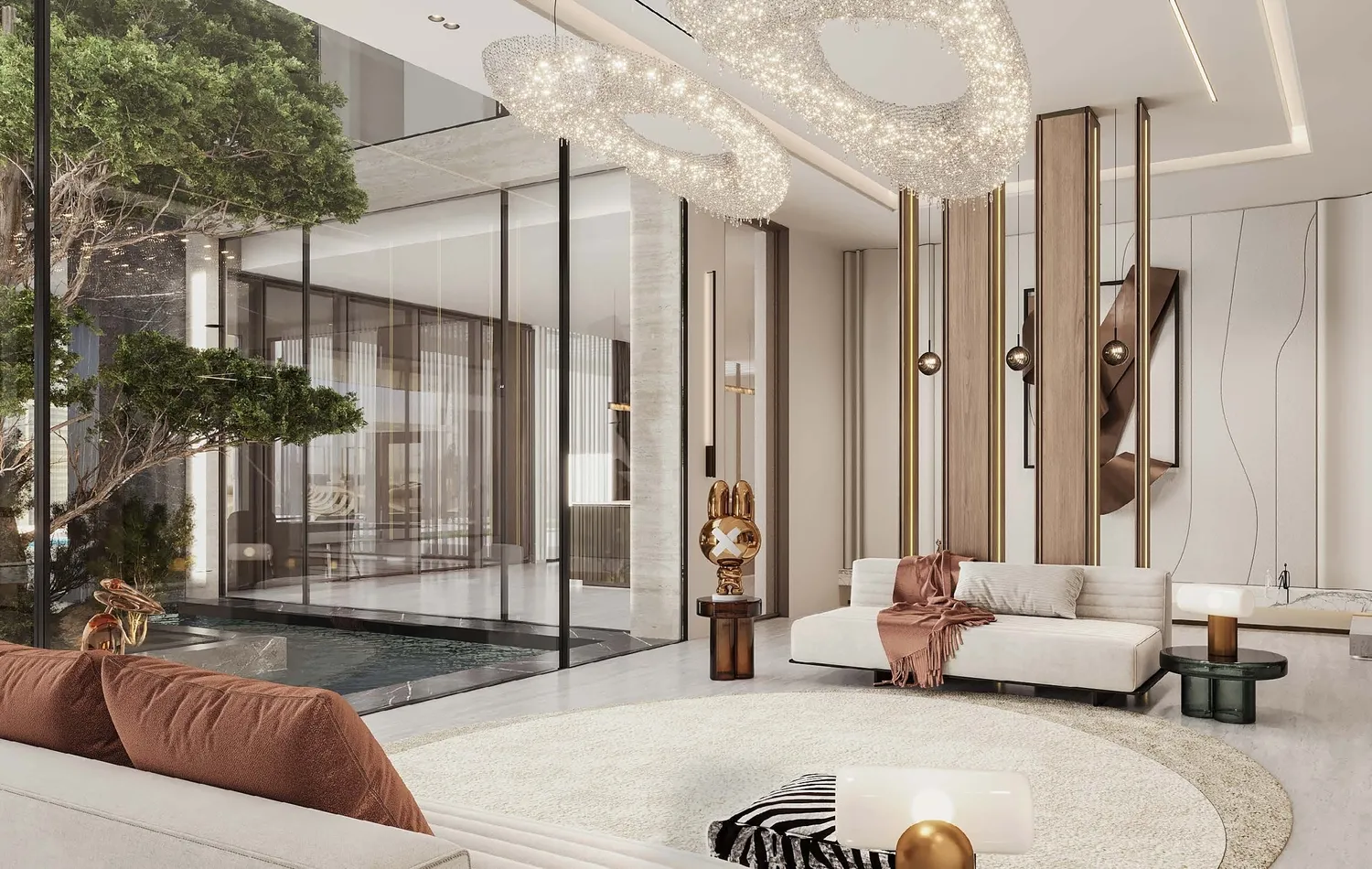 Villa Amaya — интерьер гостиной, фото 11