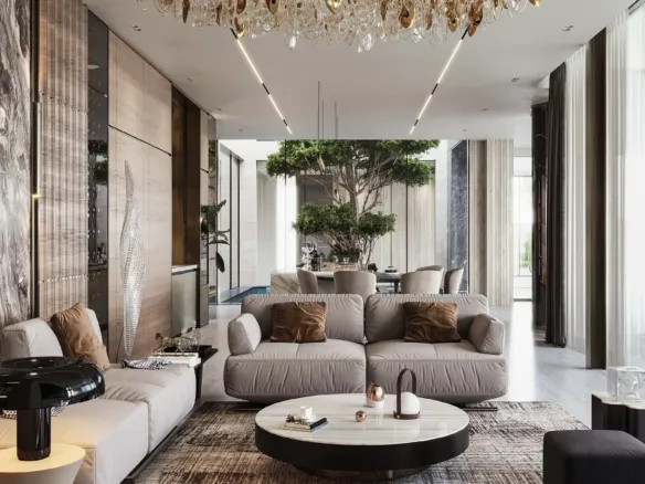 Villa Amaya — интерьер гостиной, фото 12